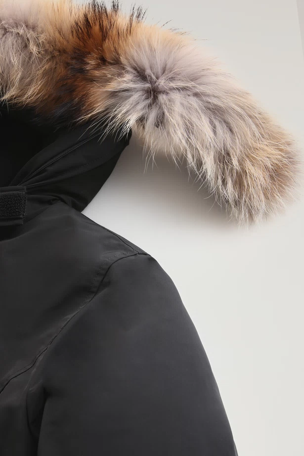 WOOLRICH - LUXURY ARCTIC RACCOON PARKA BLACK