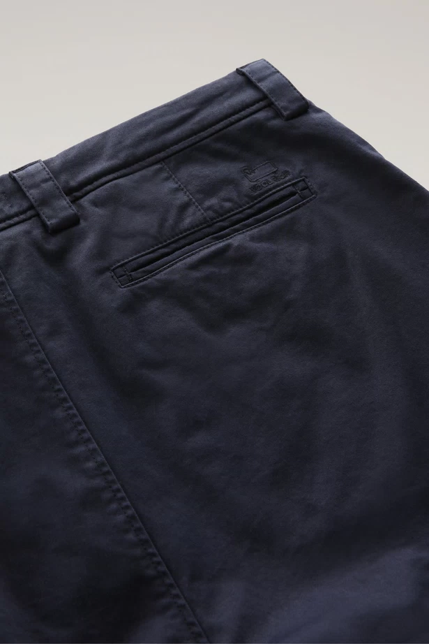 WOOLRICH - COTTON CHINO PANT MELTON BLUE