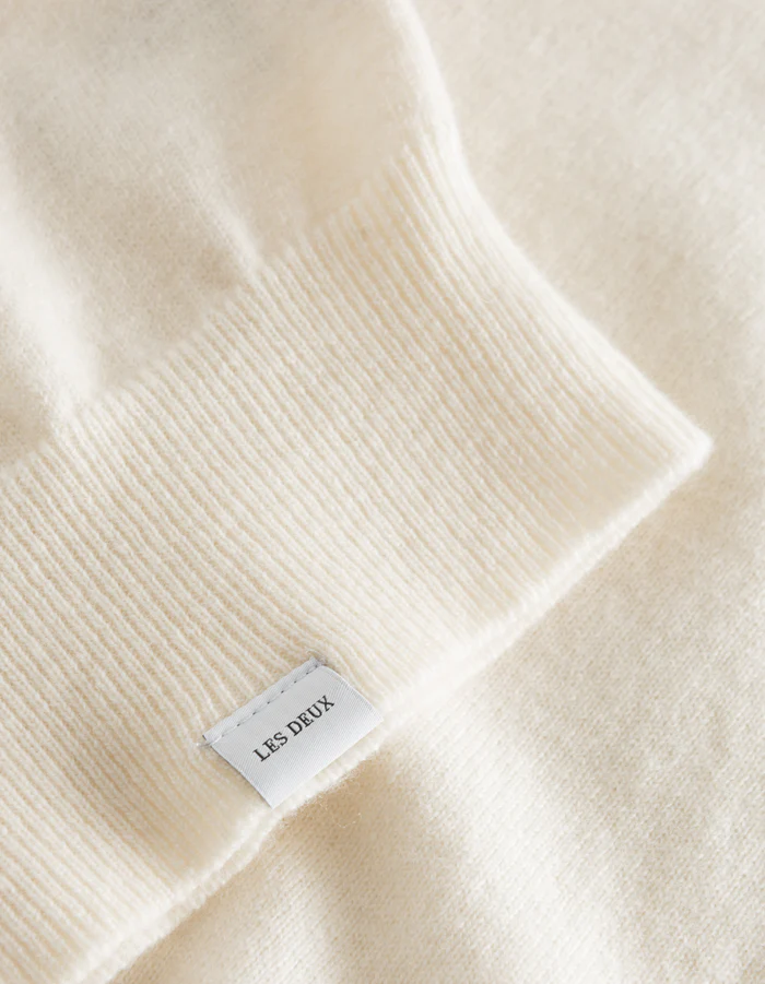 LES DEUX - ETHAN WOOL KNIT IVORY