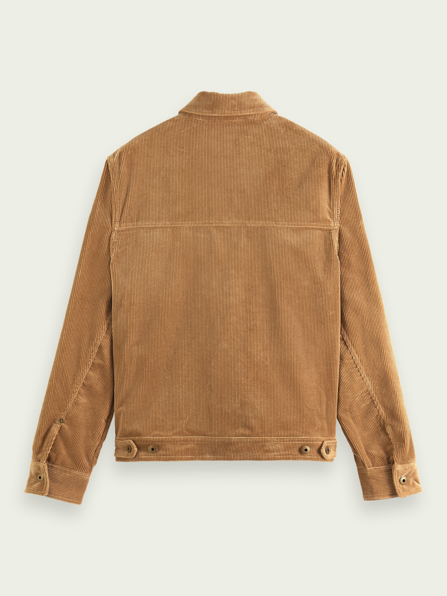 SCOTCH & SODA - CORDUROY TRUCKER JACKET SAND