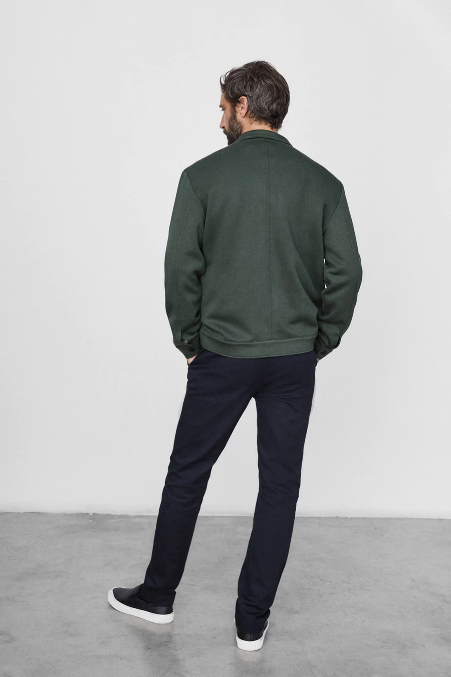 ECOALF - KOSSI OVERSHIRTSHIRT DEEP GREEN