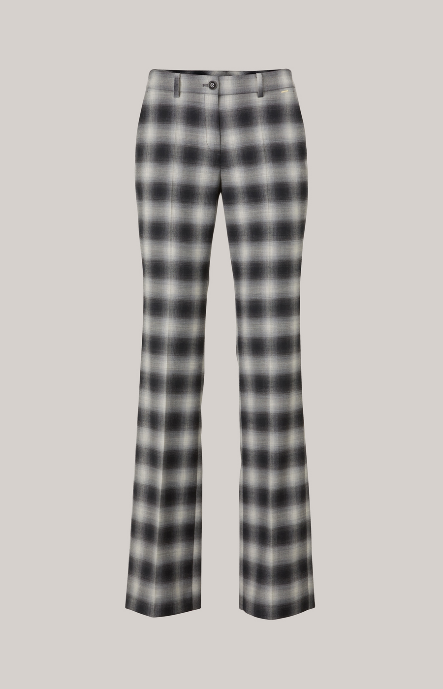 JOOP - CHECKED PARIE PANTS  - WHITE/BLACK/GREY