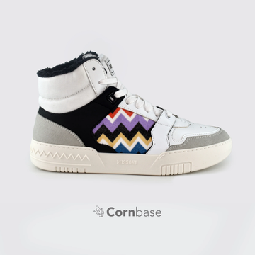 MISSONI - ACBC x MISSONI BASKET HIGHT WHITE & BLACK