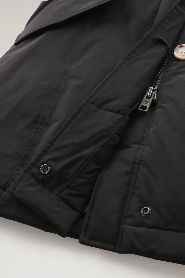 WOOLRICH - LUXURY ARCTIC RACCOON PARKA BLACK