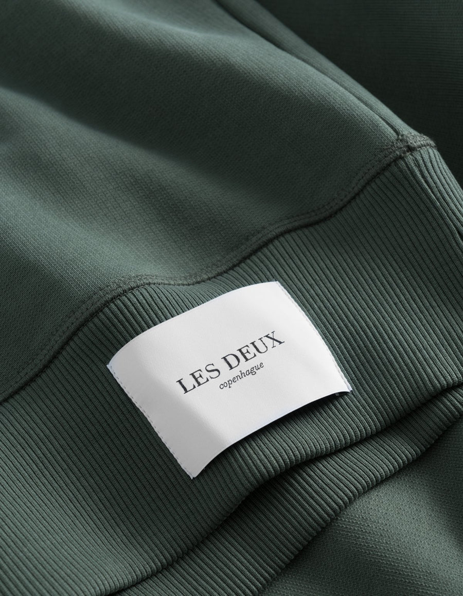 LES DEUX -CARL HOODIE - THYME GREEN