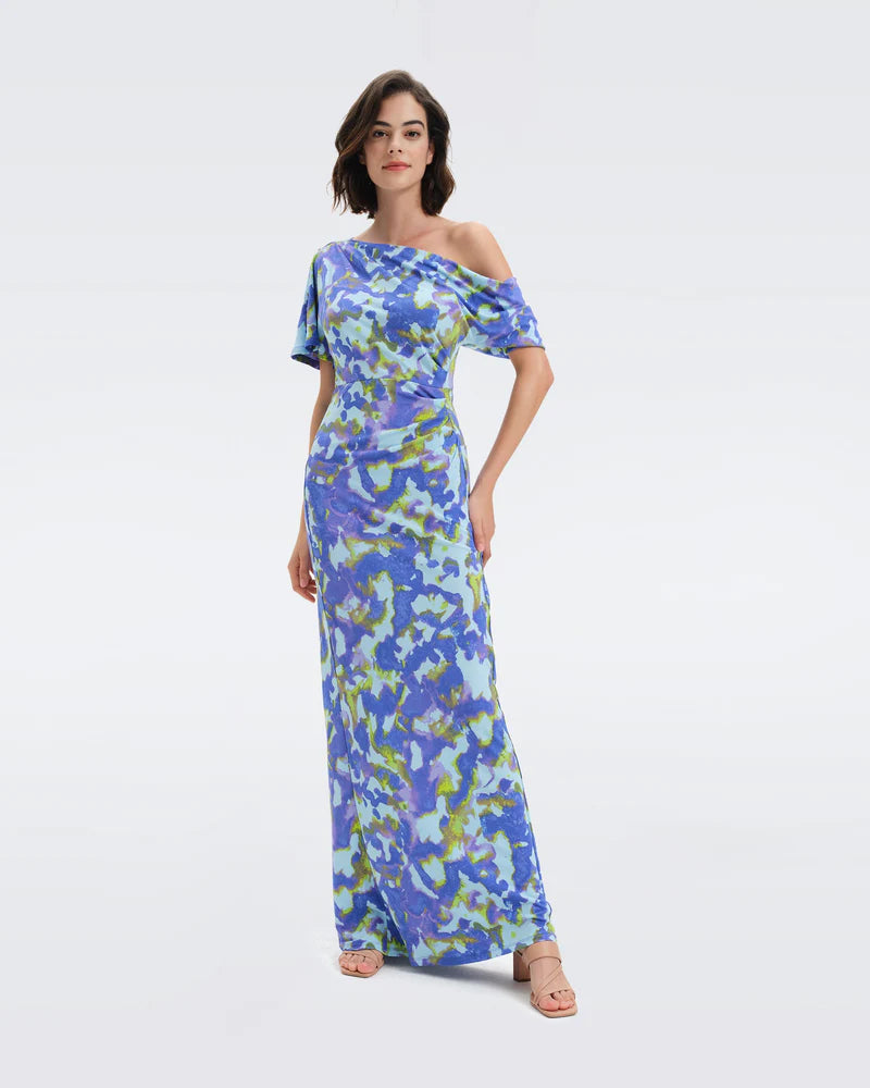 DIANE VON FURSTENBERG - WITTROCK MAXI DRESS IN CLOUDS ORCHID