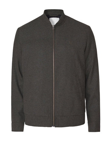 LES DEUX -Marshall Wool Bomber Jacket- DEEP FORREST