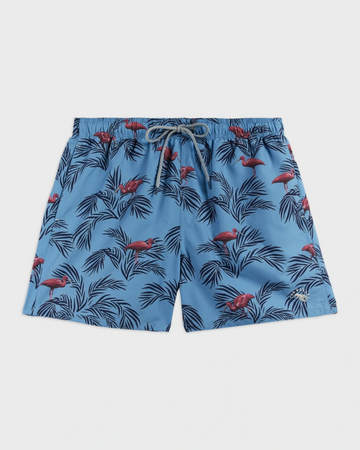 TED BAKER - BREDROL  Printed swimshort - BLUE