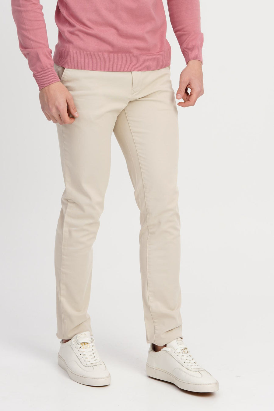 CALVIN KLEIN - SLIM FIT CHINOS -  BEIGE